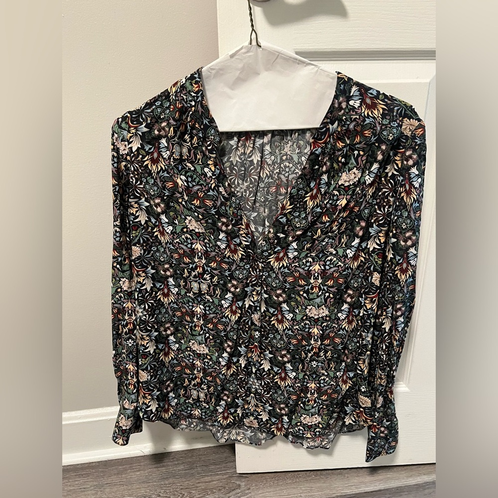 Zadig & Voltaire Black Puff Sleeve Blouse